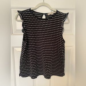 LOFT flutter sleeve blouse